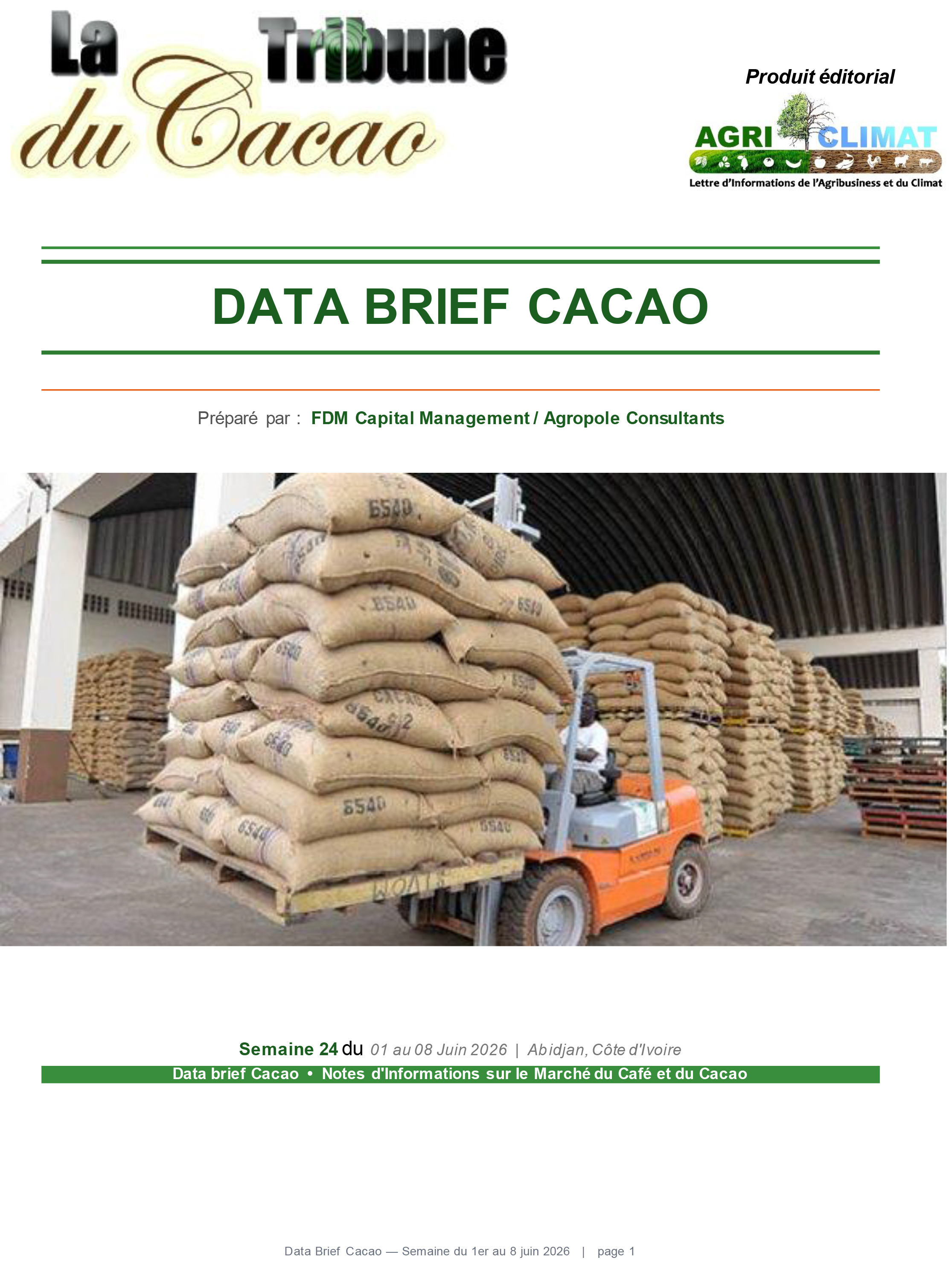 DATA BRIEF CACAO